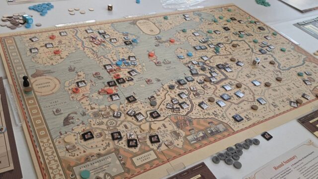 NEW POST: Last month, @sdhistcon held its first ever North convention in St. Paul, Minneapolis, inside the Union Depot, a gorgeous location that had lots of hotels and restaurants within walking distance. Here's what I played. 

https://www.boardgamemeeplelady.com/2026/08/05/sdhistcon-north-undaunted-2200-revolution-baltic-empires-penitent/