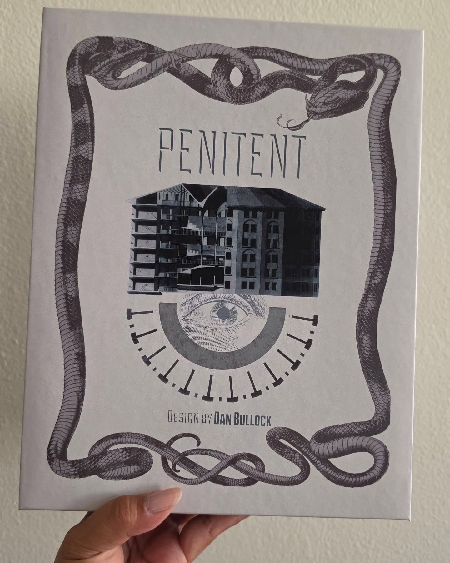 My copy of Penitent has arrived! This is a new solo game from Dan Bullock where you take the role of Quaker reformers designing an American penitentiary in the 19th century, when the U.S. witnessed a seismic shift in criminal punishment. 

#boardgames #boardgamegeek #bgg #historicalgames #penitentiary